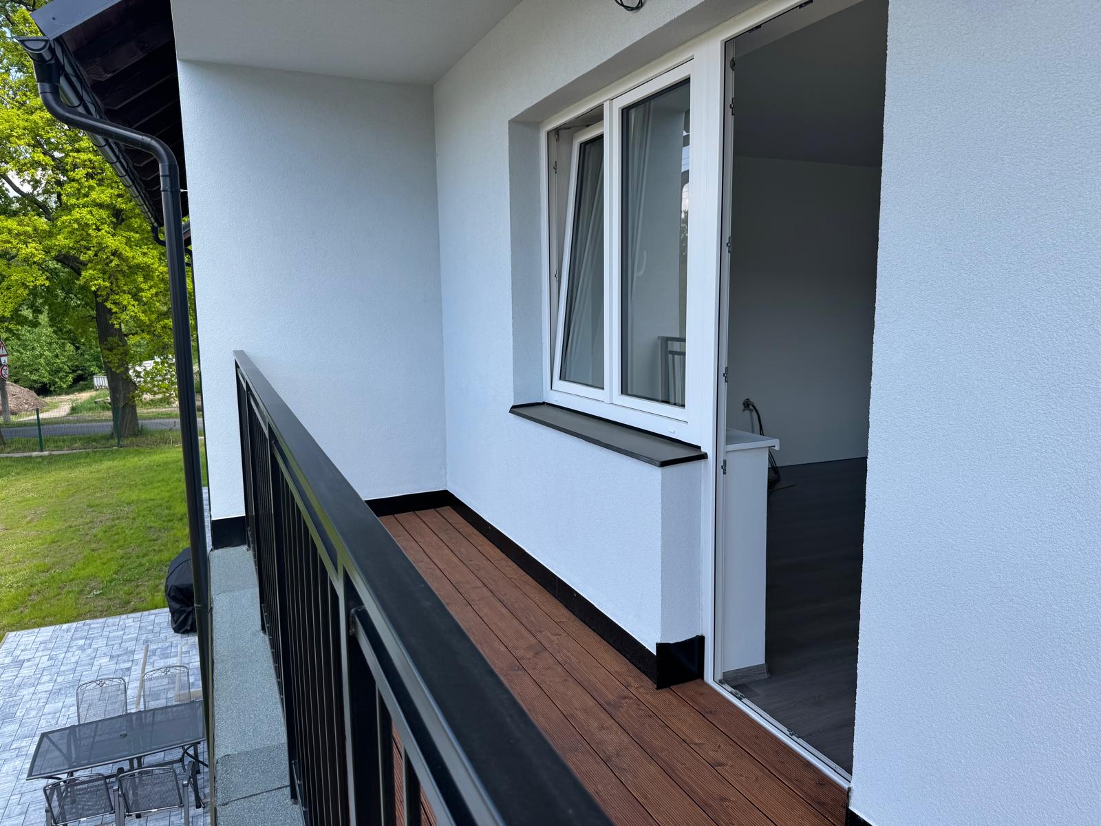 Balkon v 1. patře